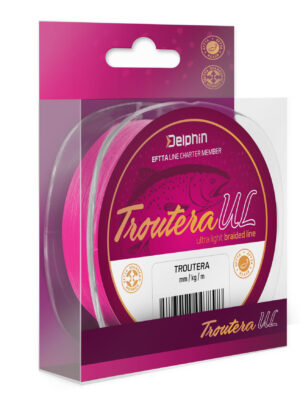 Plecionka Delphin Troutera NX 135m (różowy)
