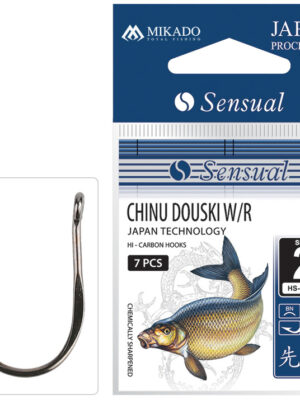 Haczyki Mikado Sensual Chinu Douski W/Ring (z zadziorem)