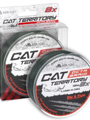 Plecionka sumowa Mikado Cat Territory Octa Braid 0,40mm 300m (zielona)
