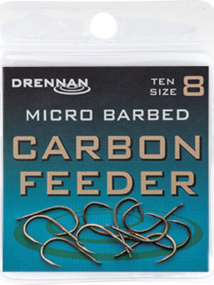Haczyki Drennan Carbon Feeder (z zadziorem)