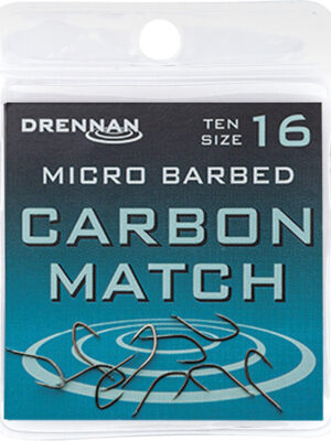 Haczyki Drennan Carbon Match (z zadziorem)