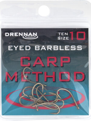 Haczyki bezzadziorowe Drennan Carp Method (bez zadziora)