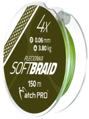 Plecionka MatchPro 4X Team Soft Braid 150m (zielona)