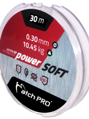 Żyłka przyponowa MatchPro Power Soft 30m (przezroczysty)