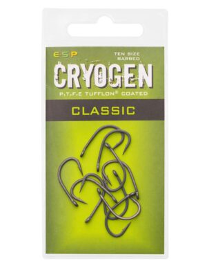 Haki karpiowe ESP Cryogen Classic z zadziorem (op. 10 szt.)