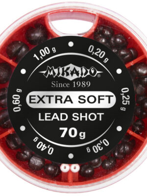 Śrut Mikado Extra Soft Lead Shot - mały zestaw A 70g (0,2g - 1,0g)