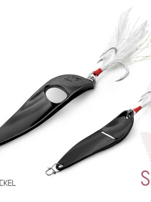 Wahadłówka Delphin Slot  20g Black nickel hook #4