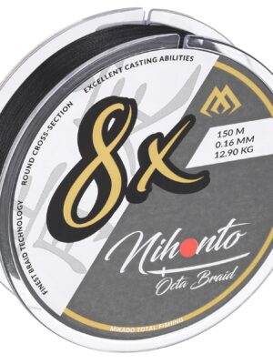 Plecionka Mikado Nihonto Octa Braid 8X czarna 150m